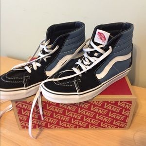 Vans high tops. Men’s size 8, women’s size 9.5
